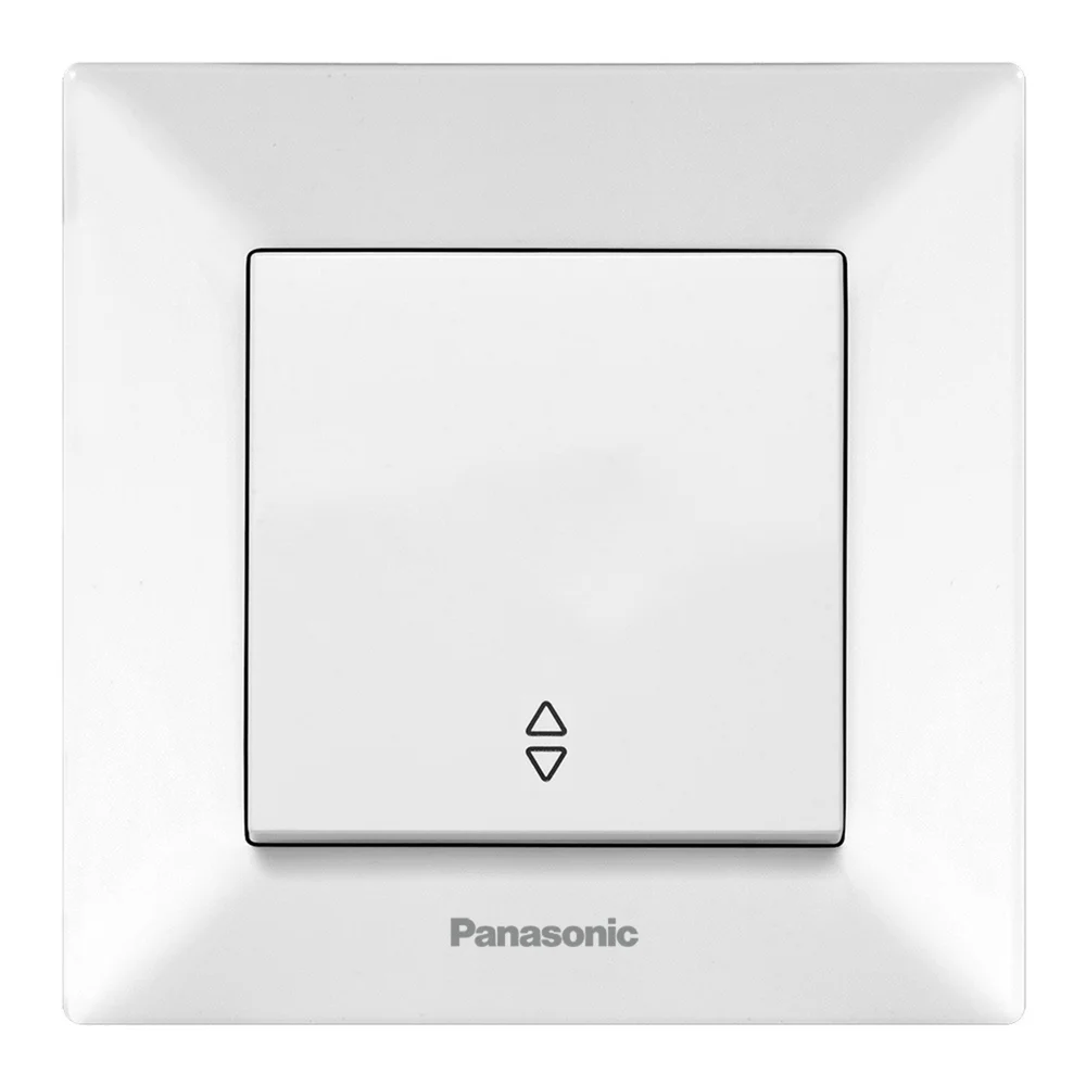 Вимикач одноклавішний прохідний Panasonic Arkedia Slim білий WNTC0003-2WH