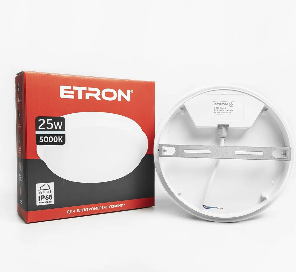 Светодиодный светильник ETRON Communal 1-EСP-508-C 25W 5000К круг