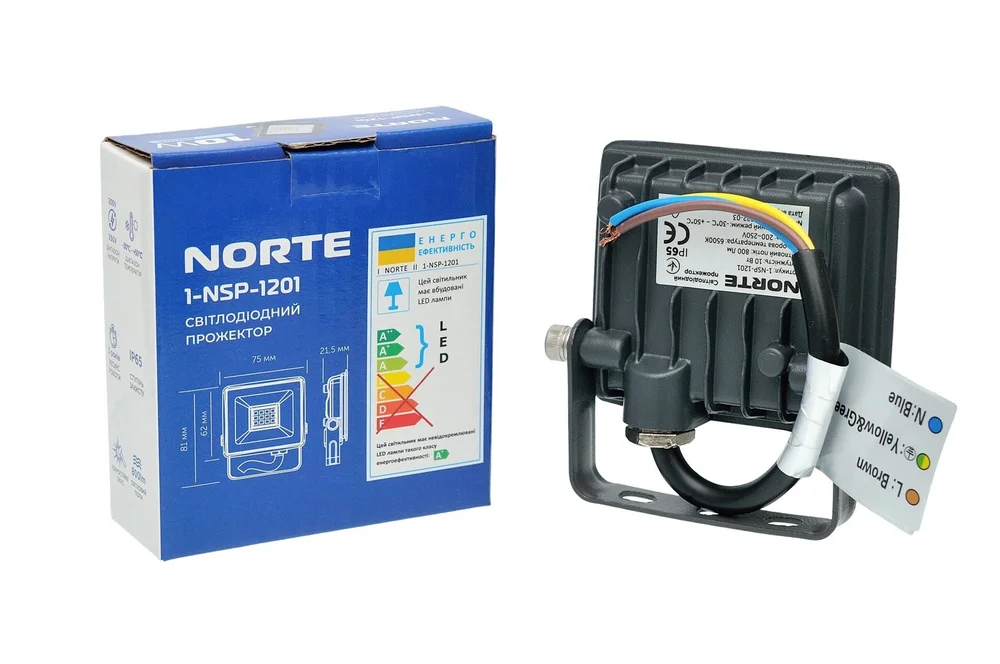 Прожектор NORTE Spotlight 1-NSP-1201 10W 6500К