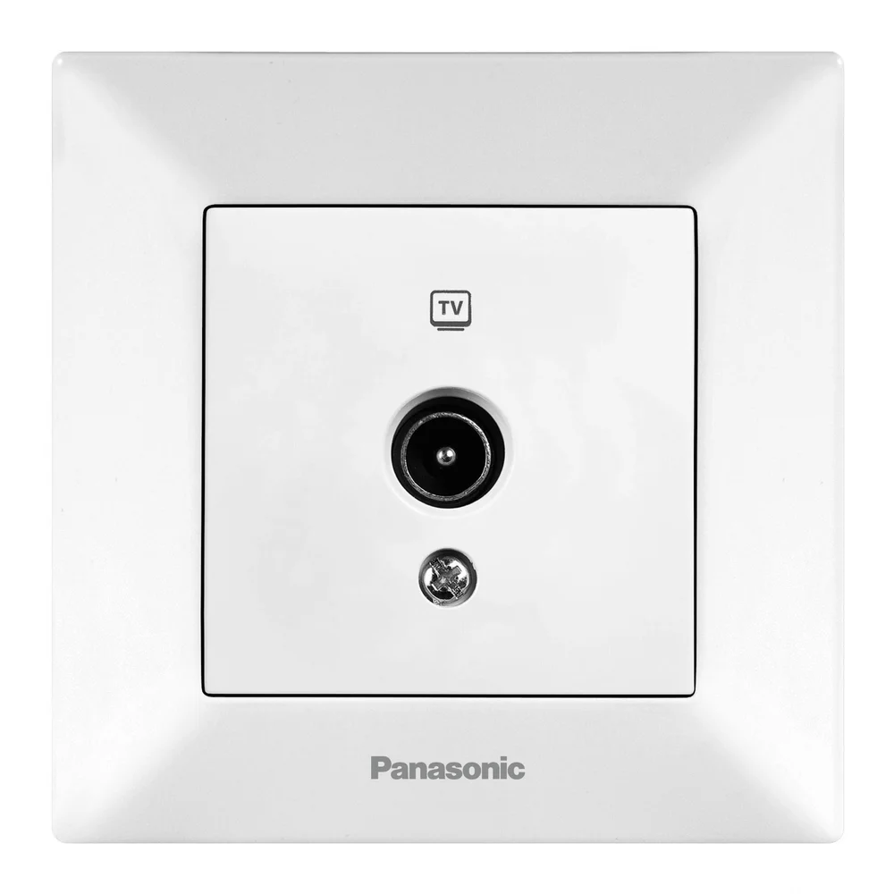 Розетка TV 0 втрат Panasonic Arkedia Slim біла WNTC0454-2WH