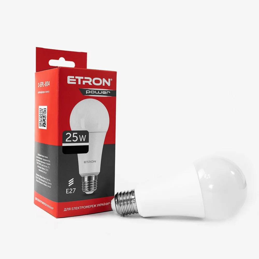 Світлодіодна LED лампа ETRON Power Light A67 25W 4200K E27 1-EPL-804