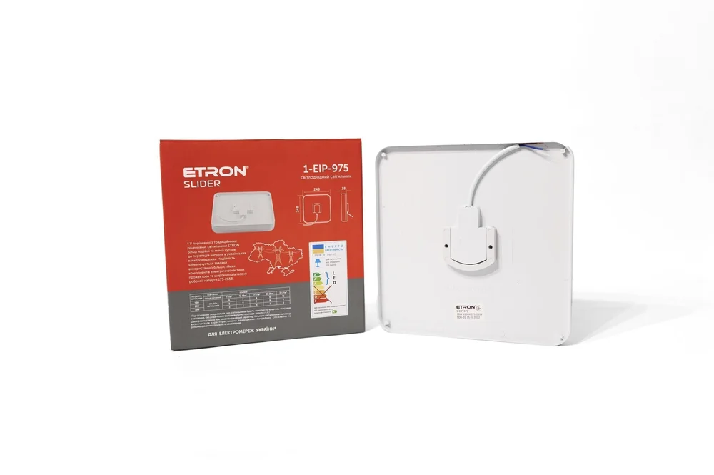 Світлодіодний світильник ETRON 1-EIP-975 Slider 30W 6500К ІР44 квадрат