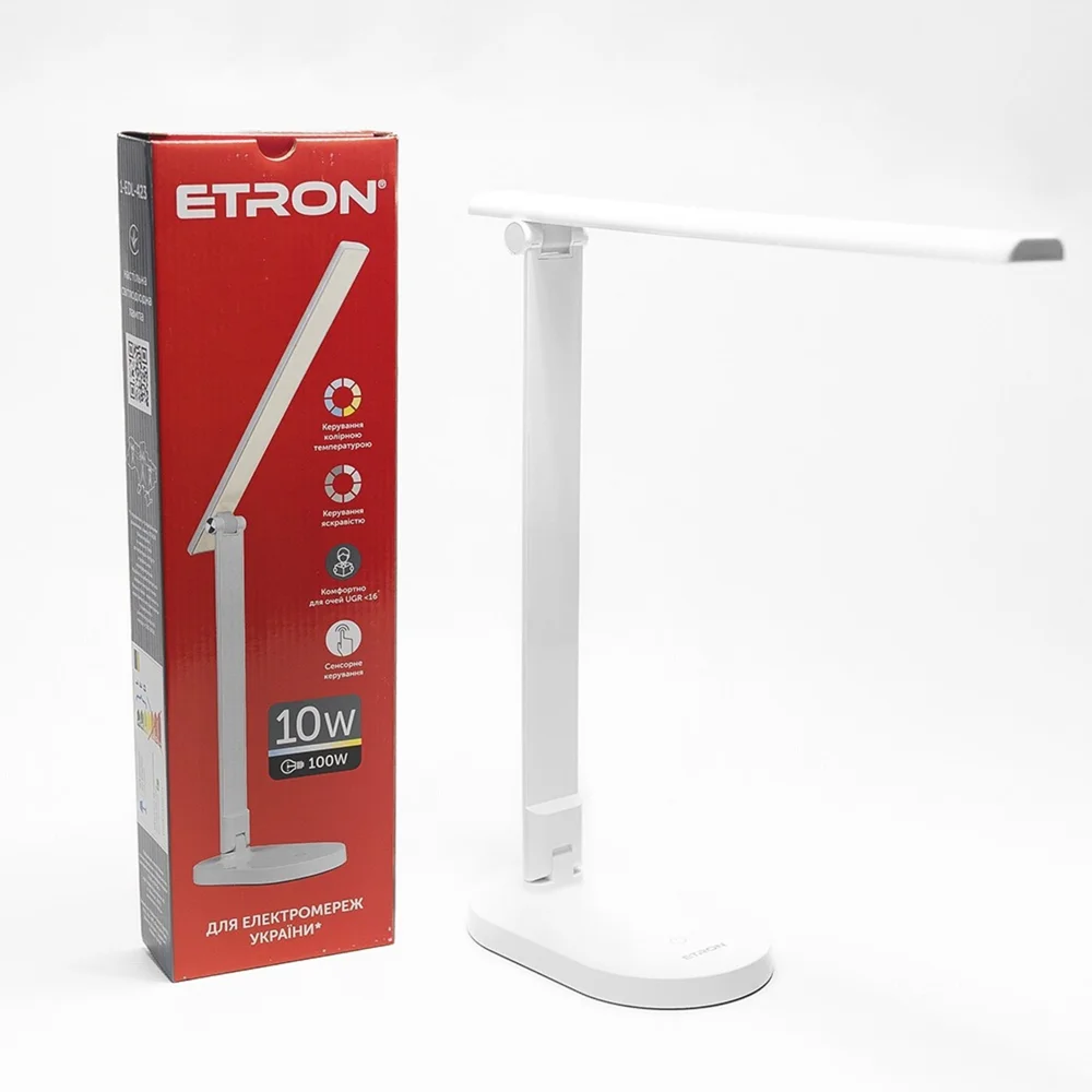 Настольная лампа 10Вт White 3000-6000K TM ETRON 1-EDL-423
