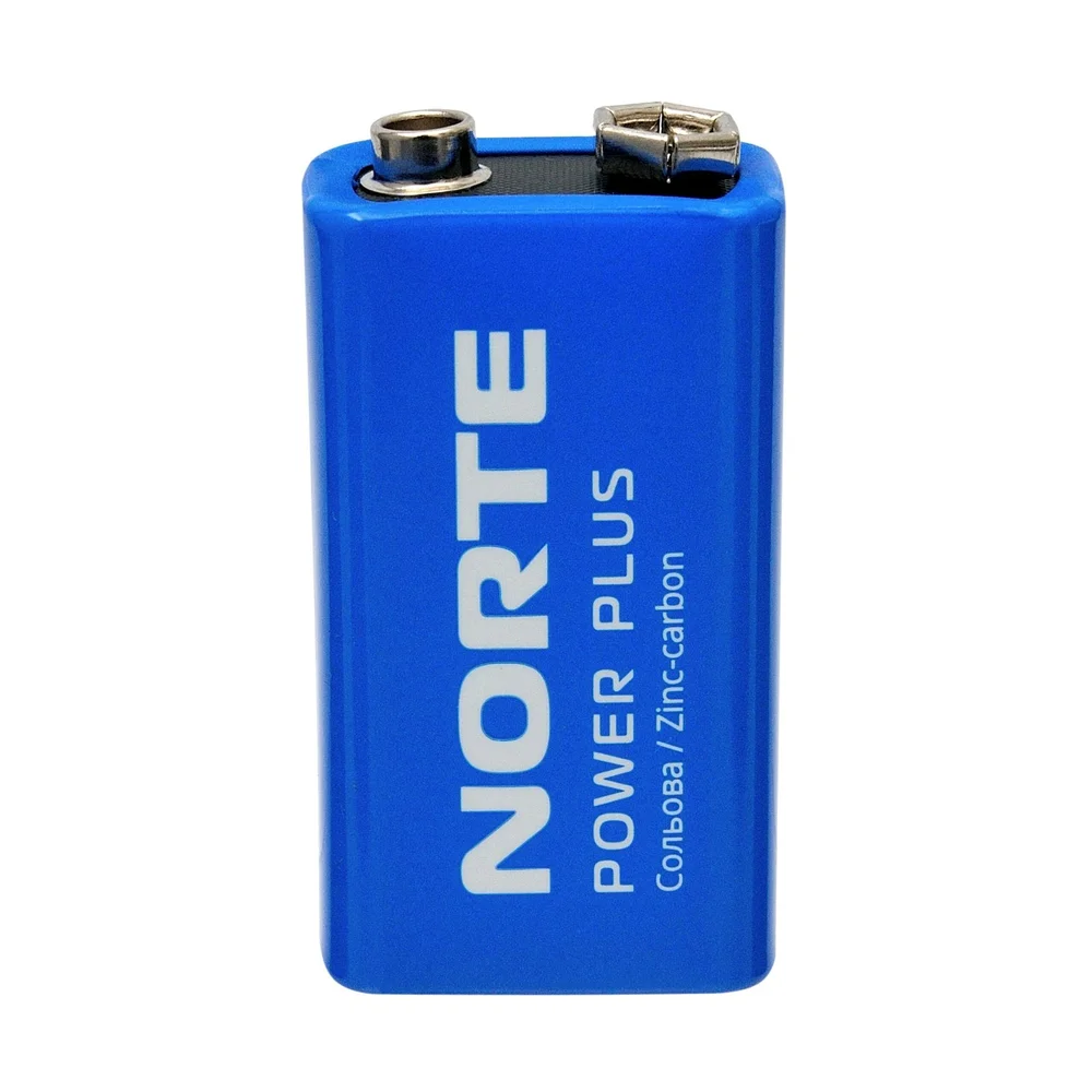 Батарейка солевая NОRTE 6F22-9V-P1 Zinc-Carbon