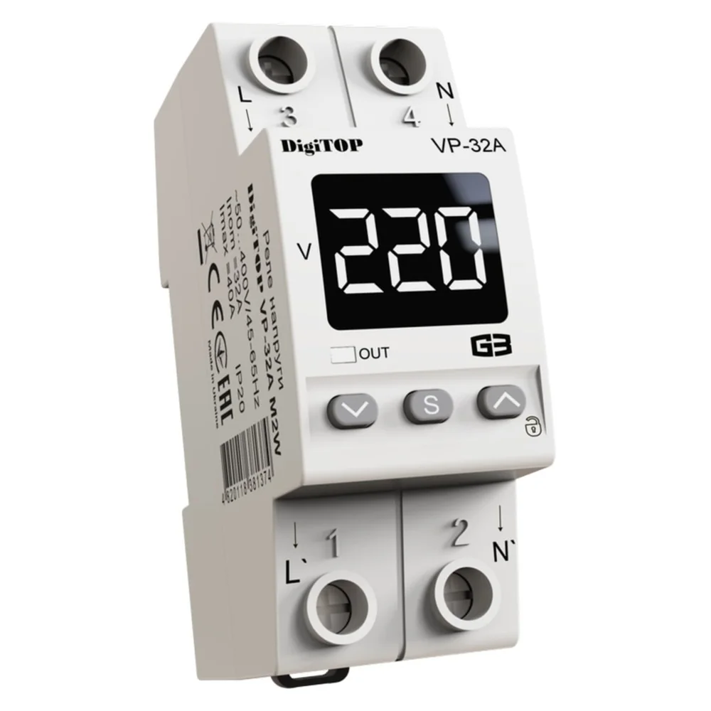 Реле напряжения – DigiTOP VP-32A M2W