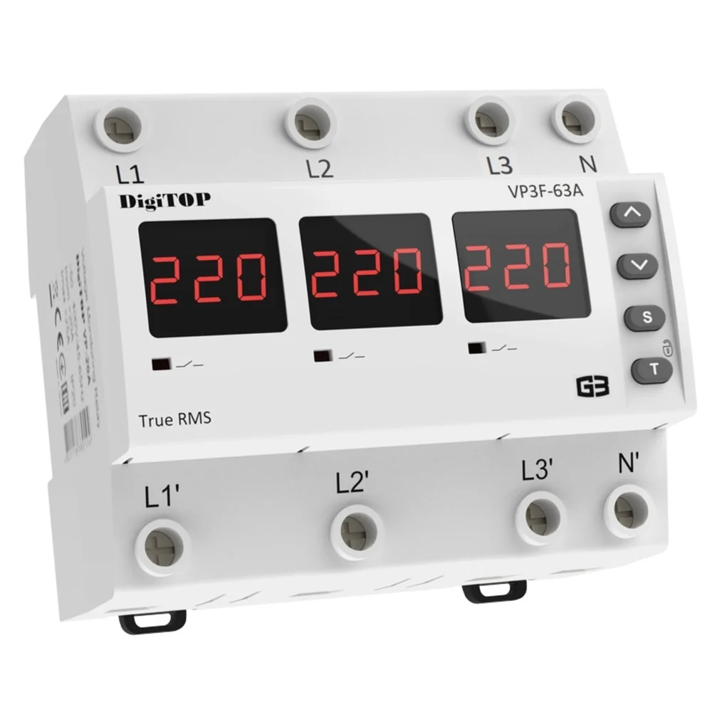 Реле напряжения – DigiTOP VP-3F63A M6R