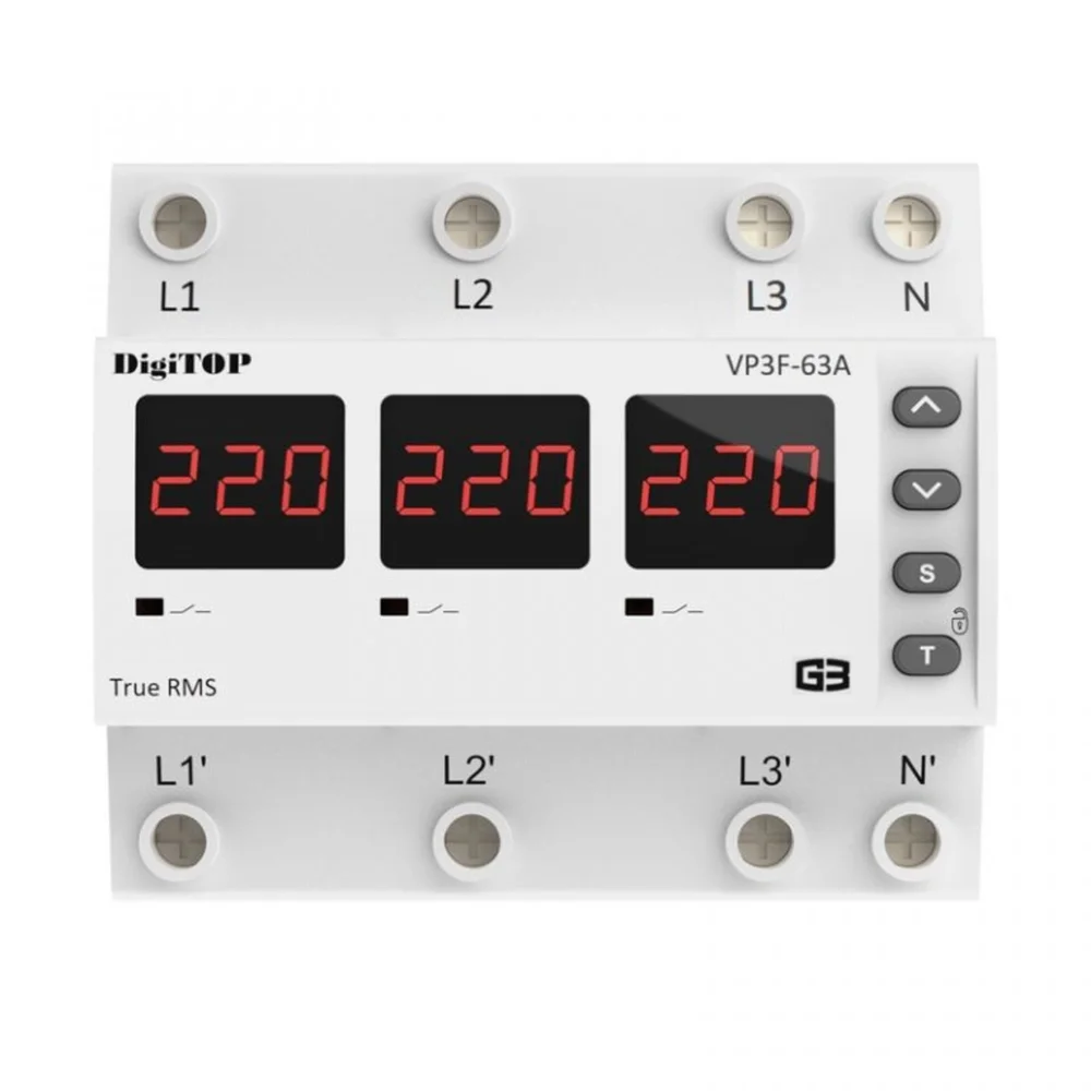 Реле напряжения – DigiTOP VP-3F63A M6R