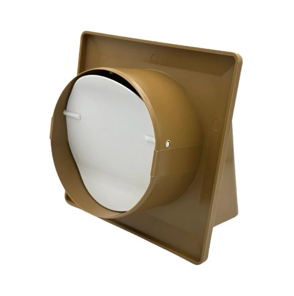 Вентиляционный колпак с клапаном и фланцем MINIMAX 140х140x100 (дуб)