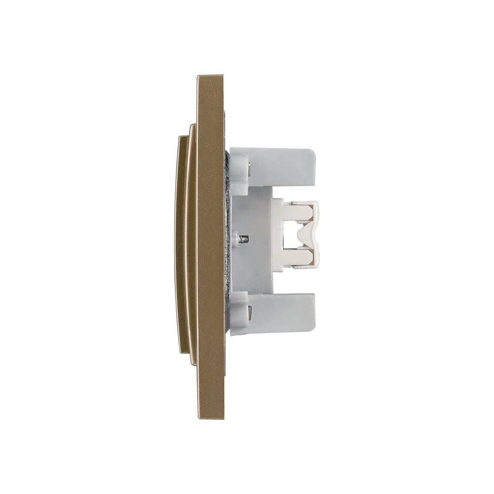 Розетка комп'ютерна RJ45 CAT6 Mono Electric DESPINA титан 102-222205-125