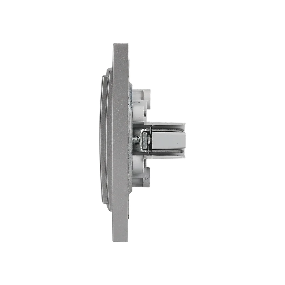 Розетка телефонная цифровая 623K CAT3 Mono Electric DESPINA серебро 102-212105-124