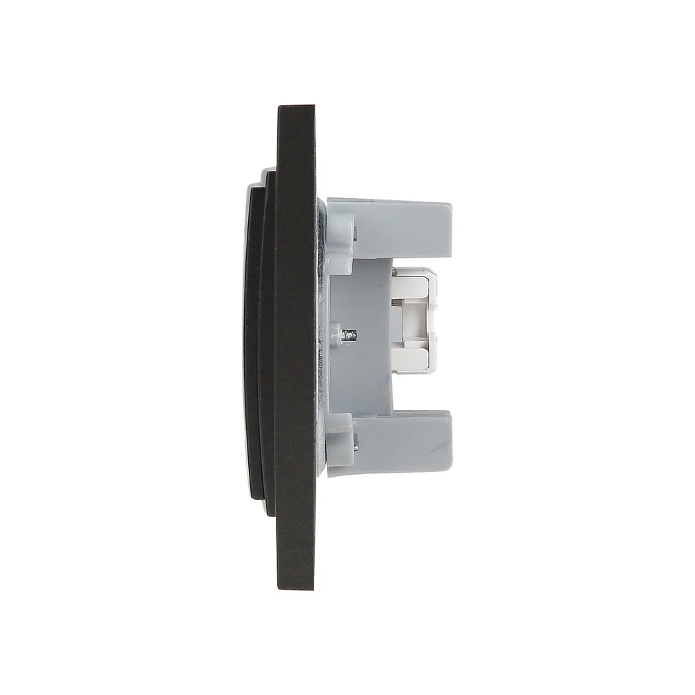 Розетка компьютерная RJ45 CAT6 Mono Electric DESPINA графит 102-202005-125