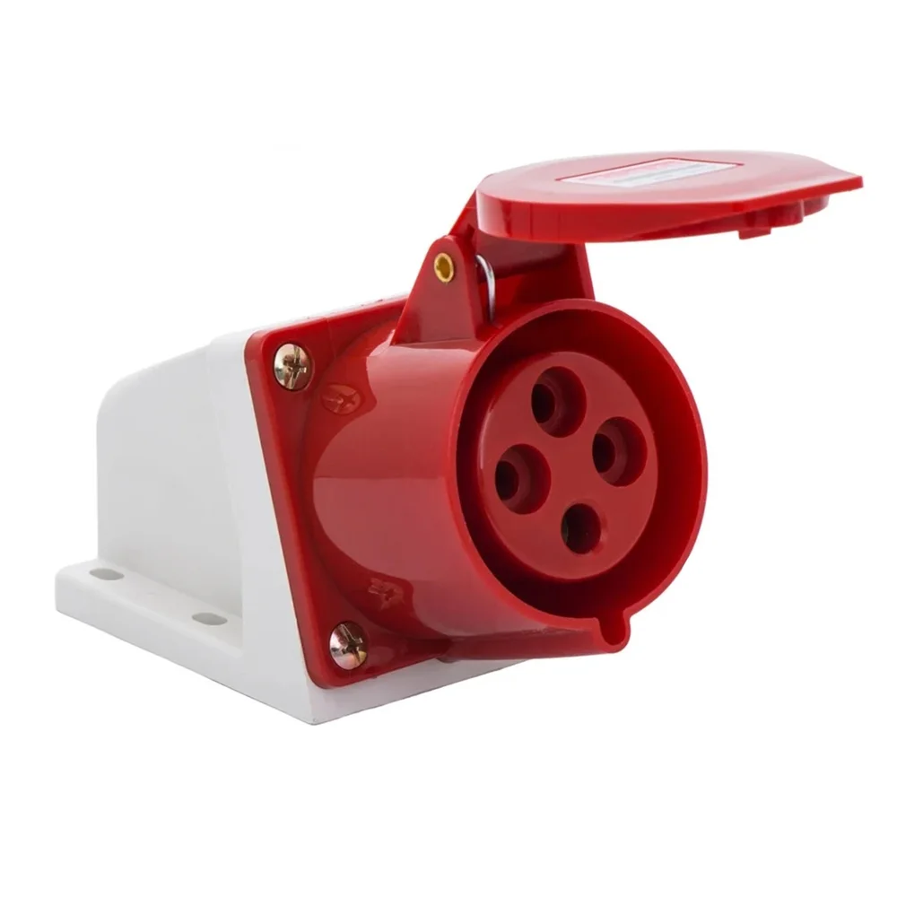 Силовая розетка стационарная E.NEXT e.socket.pro.4.32, 4п., 380В, 32А p012005