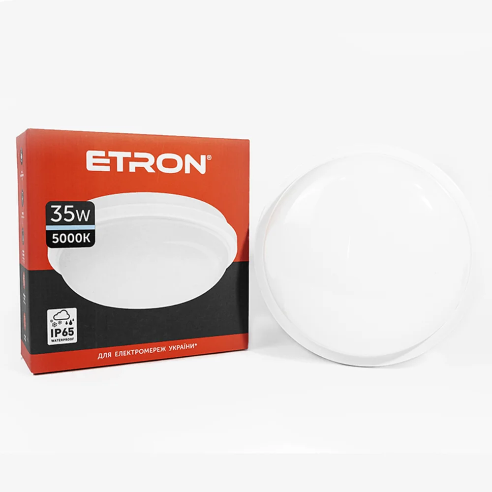 Светодиодный светильник ETRON Communal 1-EСP-514-C 35W 5000К IP65 круг