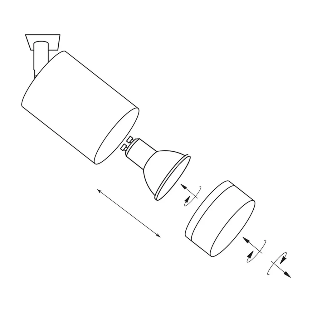 Свiтильник трековий SHYPIT TR 5511 GU10 WH LIGHT SET