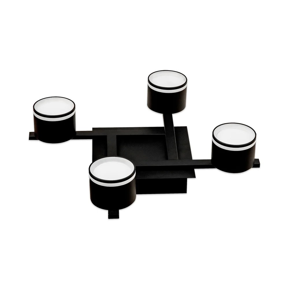 Потолочный светильник FlexLine GX53 4x15Вт черный 1-EFP-2210 TM ETRON
