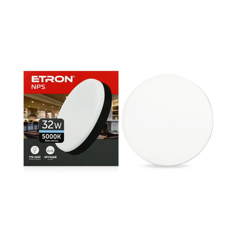 Светодиодный светильник ETRON 1-EMP-733 NPS 32W 5000К black