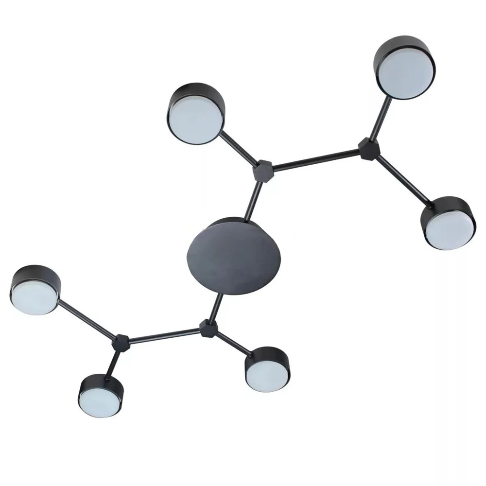 Потолочный светильник ETRON Orion 1-EDR-8474 GX53 6×15W черный