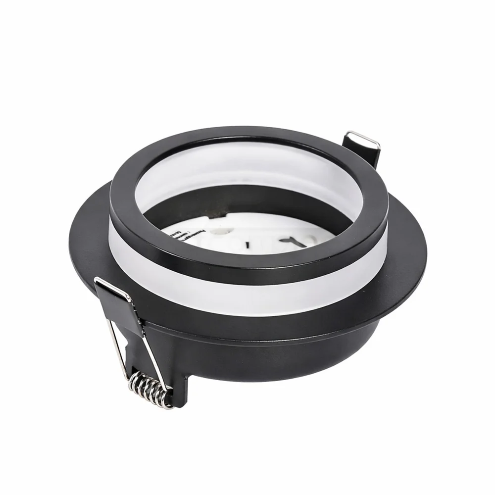 Светильник точечный встраиваемый LIS LS-R GX 10535 GX53 105×35 мм алюминий/акрил LIGHT SET цвет черный